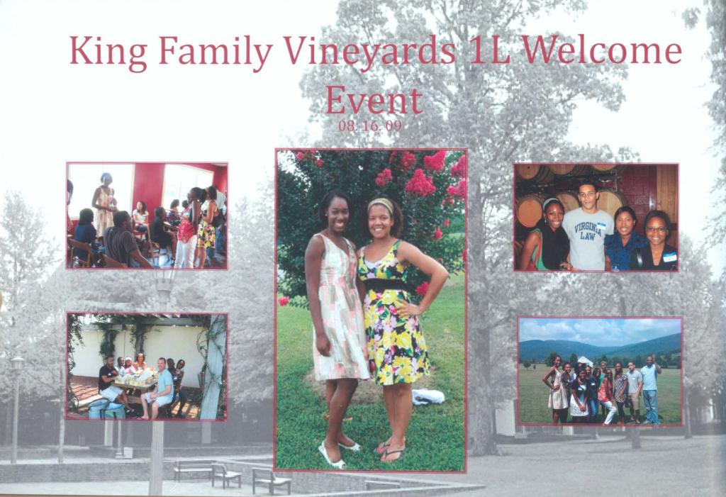 BLSA hosts a welcome event for 1Ls at King Family Vineyard, 2009, Records of BLSA.