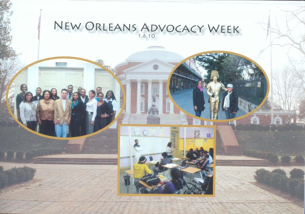 BLSA members participate in New Orleans Advocacy Week, 2010, Records of BLSA.