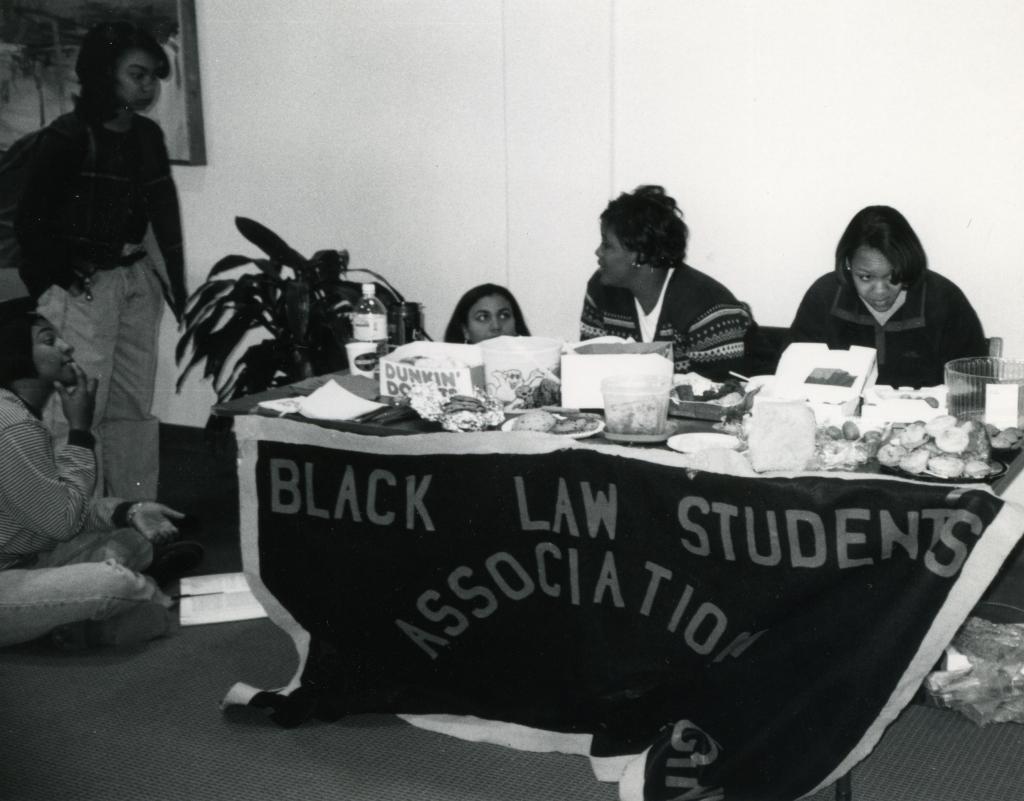 BLSA bake sale, 1996, Records of the Virginia Law Weekly.