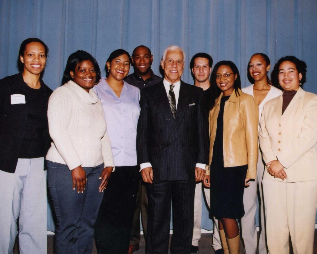 BLSA members with former Virginia governor Lawrence Wilder, 2012, Records of BLSA.