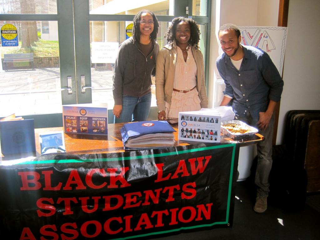 BLSA members welcome admitted Law students, spring 2011, UVA BLSA Blog.