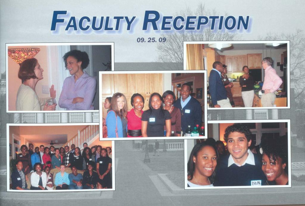 BLSA reception for students and Law faculty, 2009, Records of BLSA.