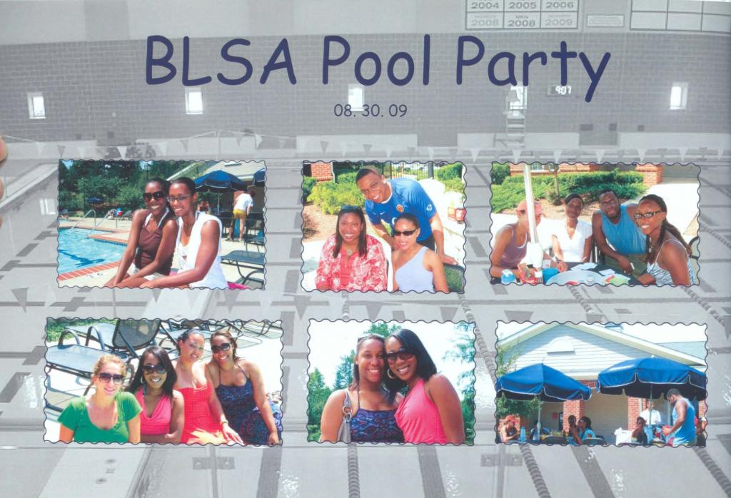 BLSA hosts a pool party for members, 2009, Records of BLSA.