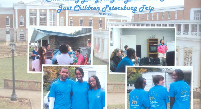 BLSA members visit Petersburg, VA to canvass public housing communities and discuss children’s educational rights, 2009, Records of BLSA.